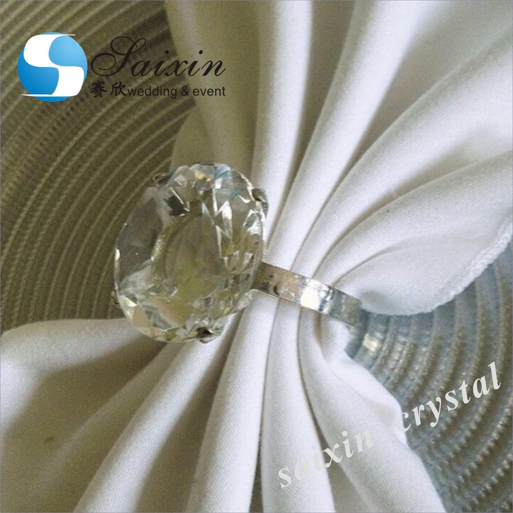 Ромбовидная салфетка Кристалл rhinestone SX-NR-001 кольца для свадьбы