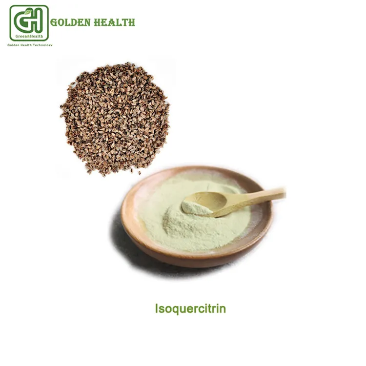 Organic Ingredients Isoquercitrin Natural Colorants Botanical Extract Isoquercitrin CAS 482-35-9