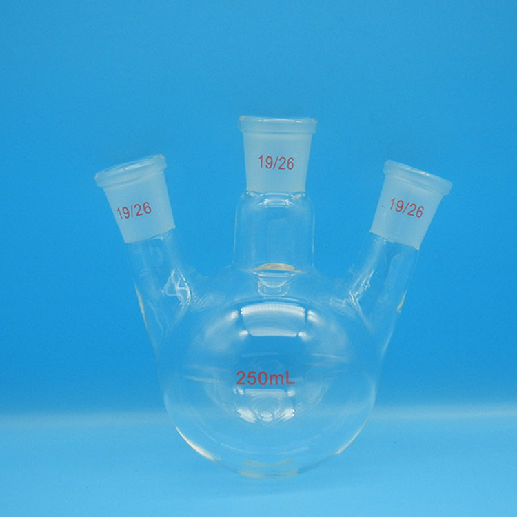 laboratory glassware three neck round bottom flask molecular sieve