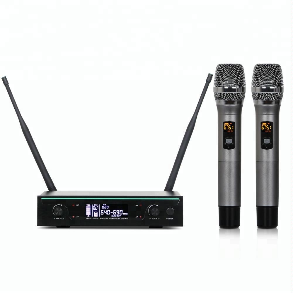 Портативный беспроводной микрофон mini two handheld system