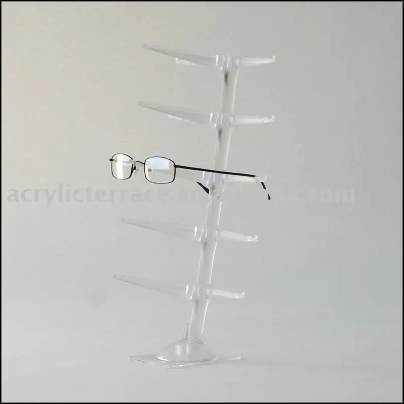 Frosted Acrylic Rod Eyeglass Display