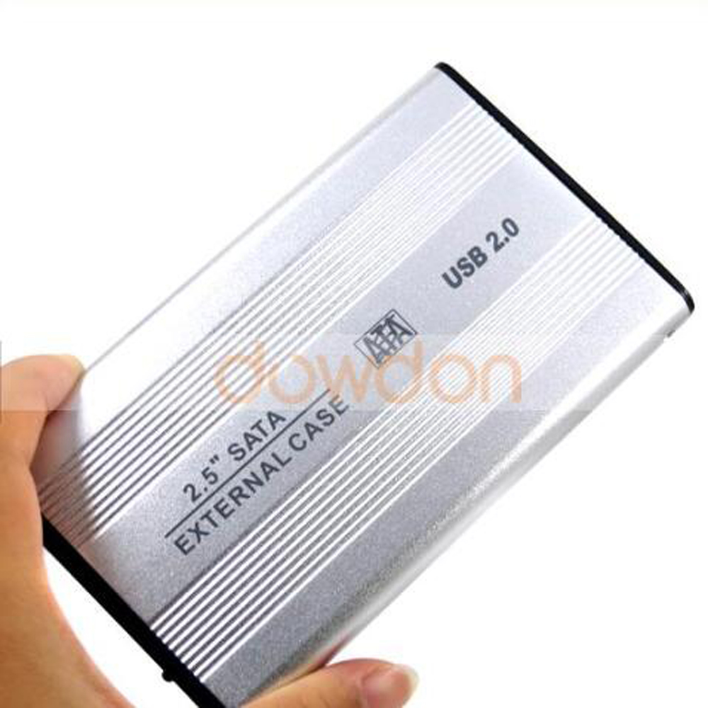2,5 дюймов USB 2,0 HDD корпус для жесткого диска SATA ящик для хранения