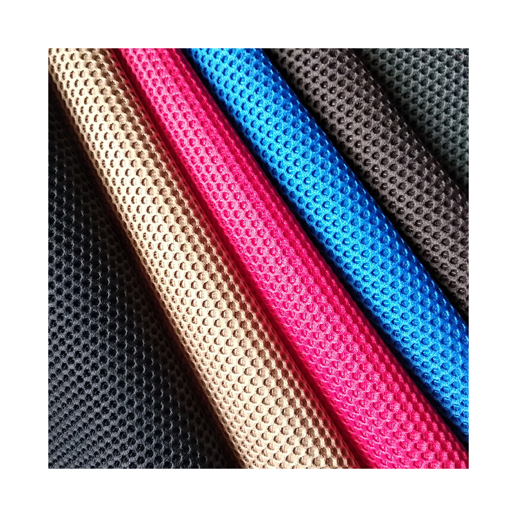 Soft 3D Spacer Sandwich Polyester Air Mesh Fabric for Office Chair Car Seat Shoes
