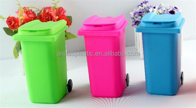 Creative Mini Recycle Bin Plastic Pen Holder