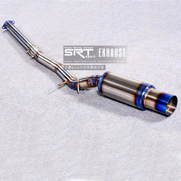 Высококачественная выхлопная система для Mitsubishi EVO 2,0 Tdownpipe с каталитической задней частью кошки с контролем клапана из нержавеющей стали