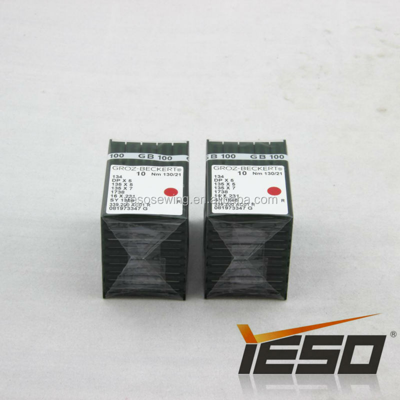 134 DPx5 135x5 135x7 797 нм 130/21 игла для шитья Groz-Beckert, сделано в германии