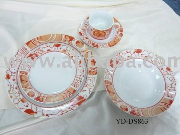 porcelain dinnerware