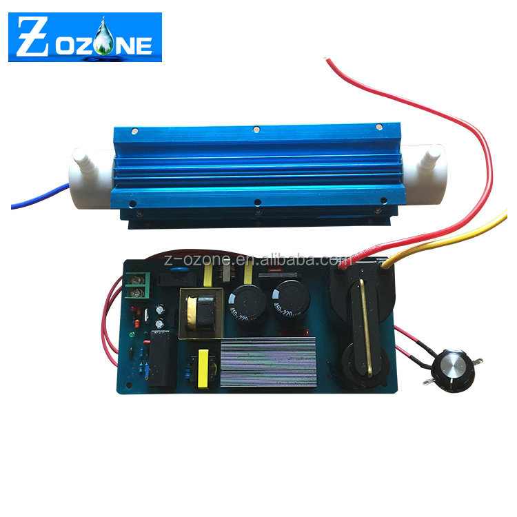 220v 10 Гц/ч коронным разрядом генератор озона с кварцевая трубка и Регулируемый источник питания постоянного тока