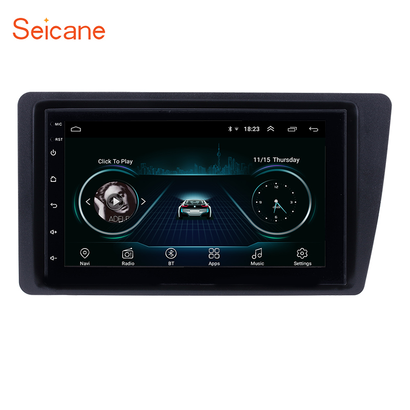 Сенсорный экран 7 дюймов, Android 9,1, GPS-навигация, радио для 2001-2005 Honda Civic LHD с wi-fi, музыка, поддержка USB, DAB SWC DVR