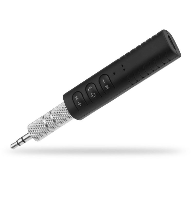 Bluetooth автомобильный комплект, AUX Bluetooth аудио адаптер, 3,5 мм Автомобильный Bluetooth приемник для потоковой передачи музыки и громкой связи вызова