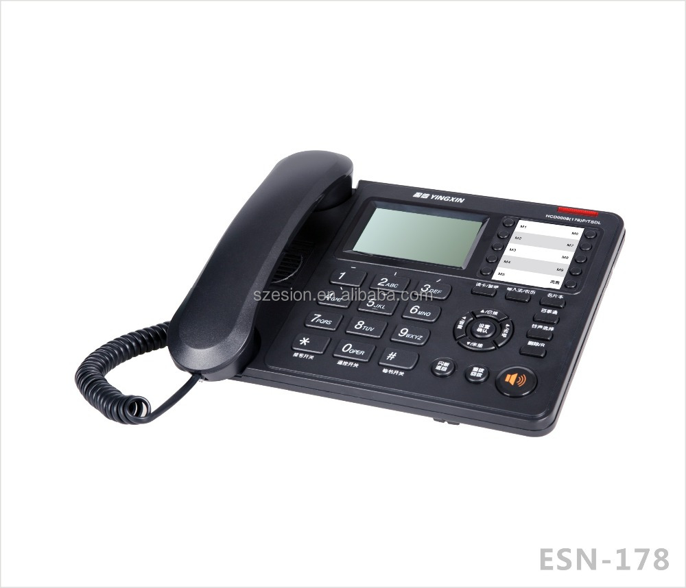 ESN-178 Проводные воздуходувки для рабочего стола, абонентский ID телефон домашний телефон офиса стационарный телефон