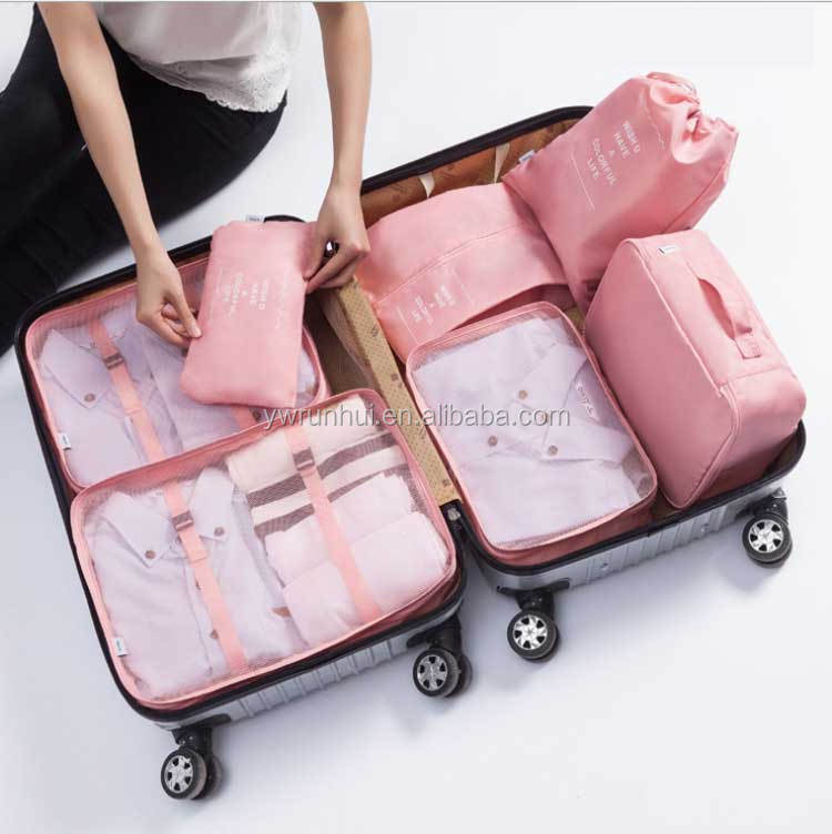 Travel Season 7pcs Travel Organizer luggage packing cubes