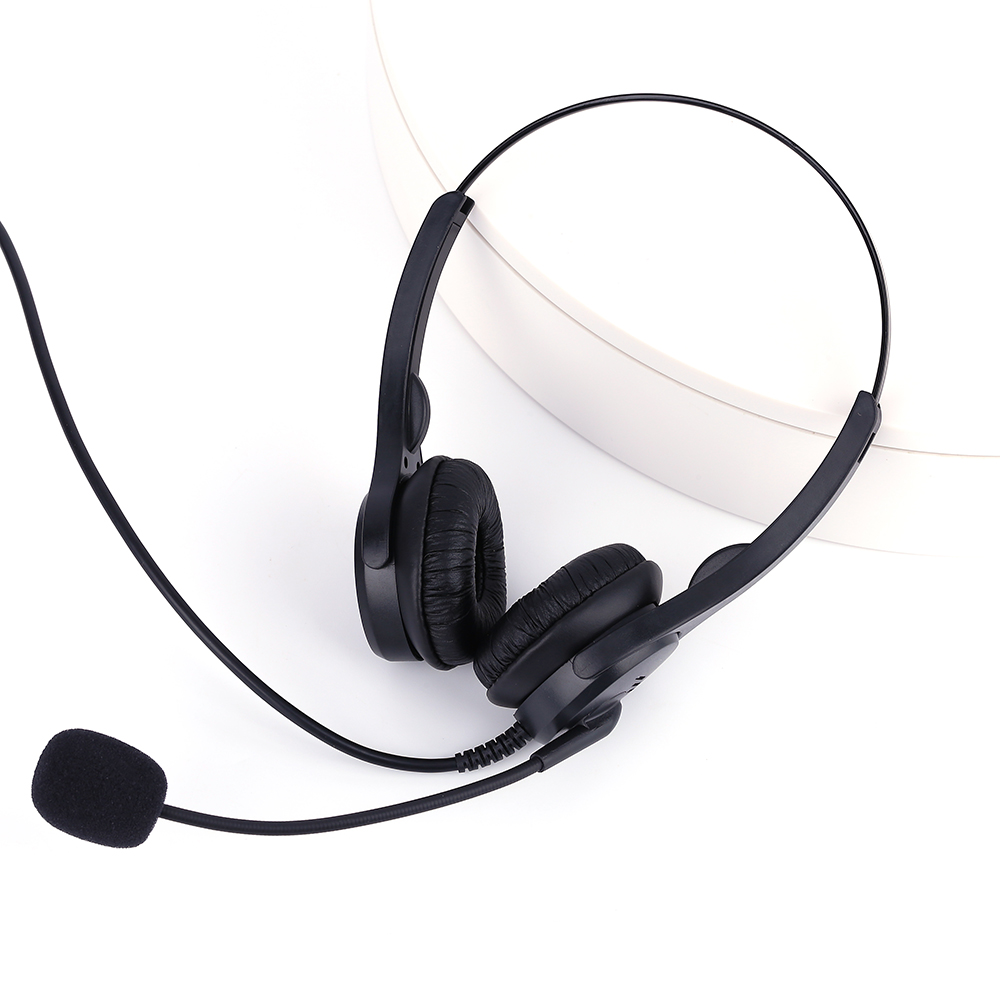 Гарнитура с функцией шумоподавления Binaural Call center с USB plug-HT360U