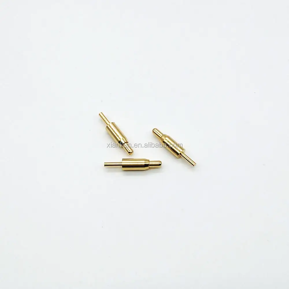 Fast Delivery Custom Metal Gold Plated Brass Pogo Pin Spring Pin Supplier
