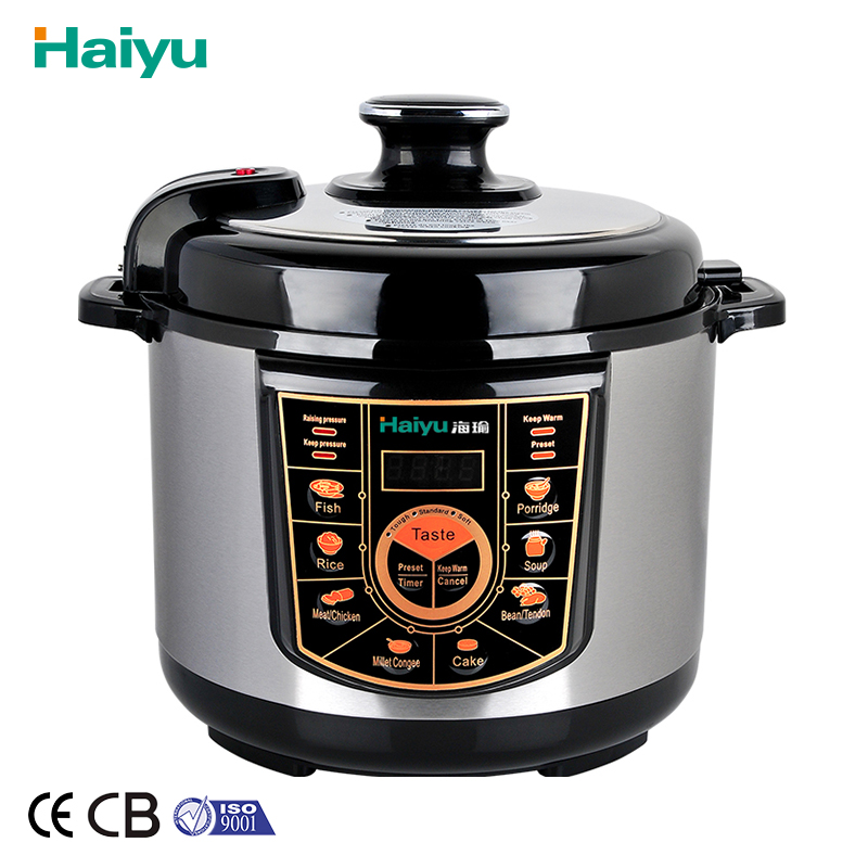 6qt 1000 Вт Экологически чистая скороварка кастрюля Экспресс Кастрюля Сковорода