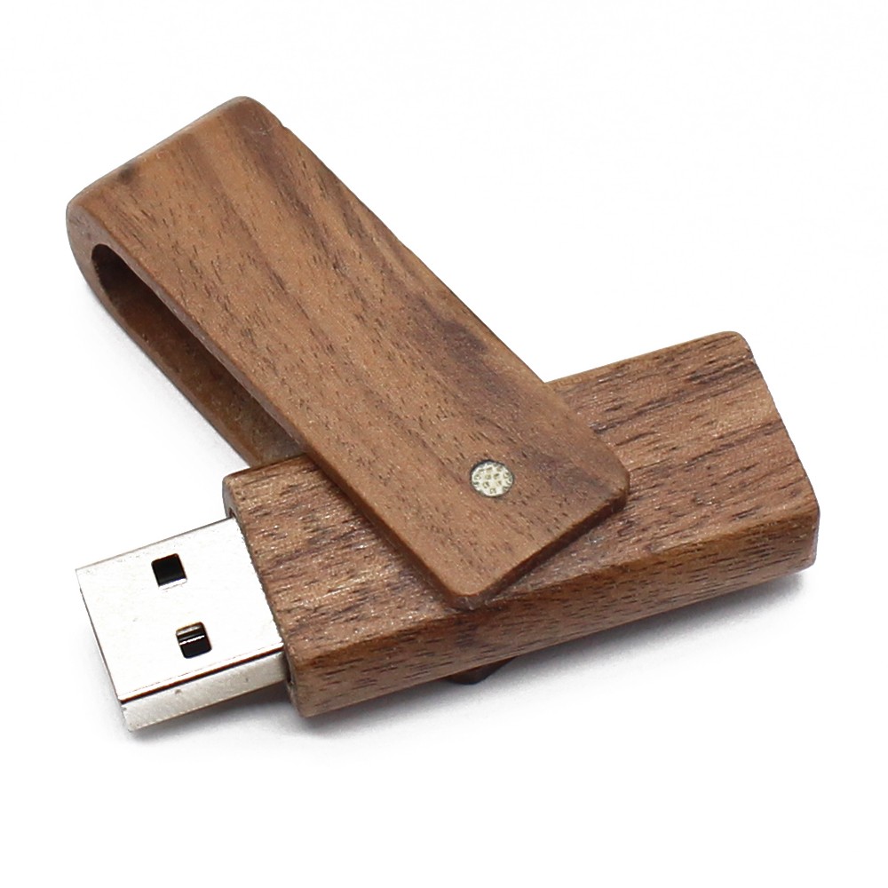 100% Full Capacity Wood Rotary Flash Drive Pen Drive 64Gb 32Gb 16Gb 8Gb 4Gb Waterproof Twist Usb Memory Stick Wooden drives