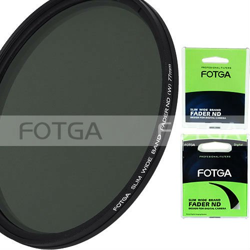 Fotga 49mm Slim fader ND lens filter adjustable variable neutral density ND2 to ND400 NEW!all in one