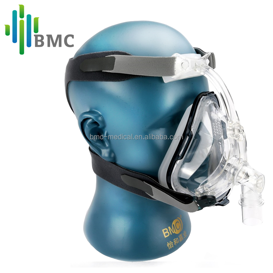 Маска на все лицо для CPAP BiPAP oxyгенератор силиконовые часы маска от храпа