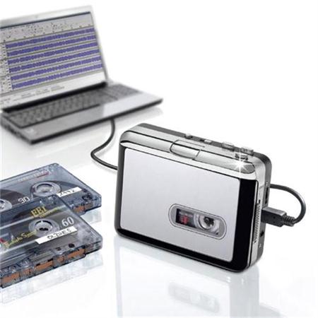 USB Кассетный записывающее устройство радио плеер, лента к ПК супер портативный USB кассета к MP3 конвертер
