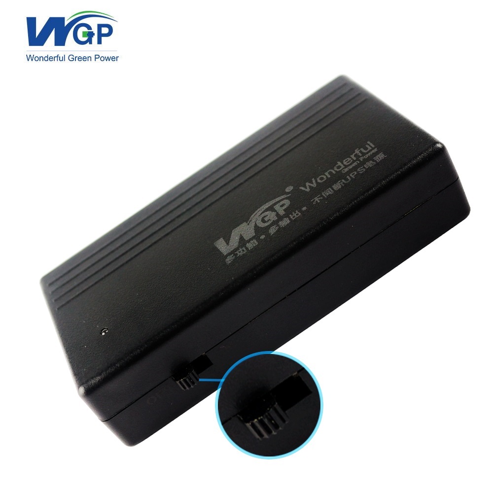 WGP портативный мини ups 12 вольт мини ups 12 В 2 а для камеры видеонаблюдения с батареей резервного питания