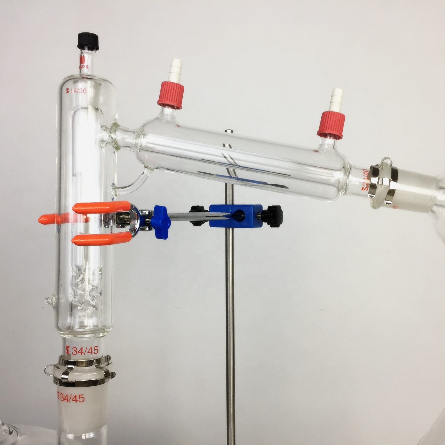 Готов к отправке 2L 5L 10L 20L вакуумная короткая траекторная дистилляционная головка стеклянный комплект