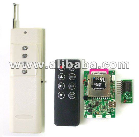 3000M Remote Control Intergrated CCTV System Mini DVR Board