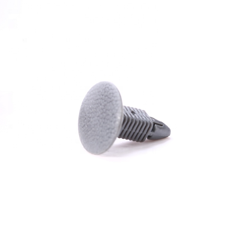 Hot selling white/black color round head plastic fastener Plastic Rivet Fastener Fender Car Bumper Push Clip