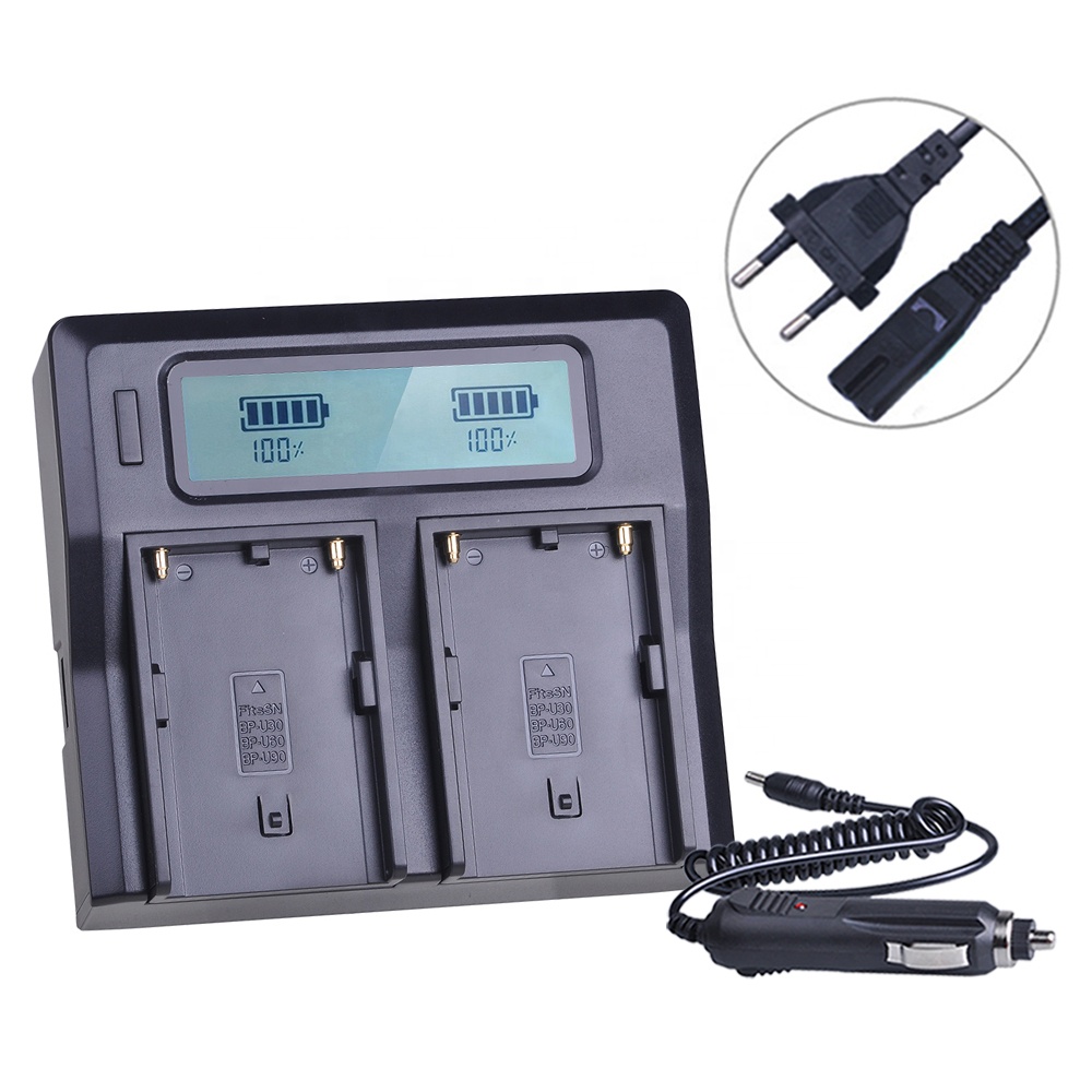 Фабрика BP-U60 BPU60 BP U60 ЖК-быстрое двойное зарядное устройство для Sony XDCAM EX PMW100 PMW150 PMW160 PMW200 и т. д. камера сменный аккумулятор