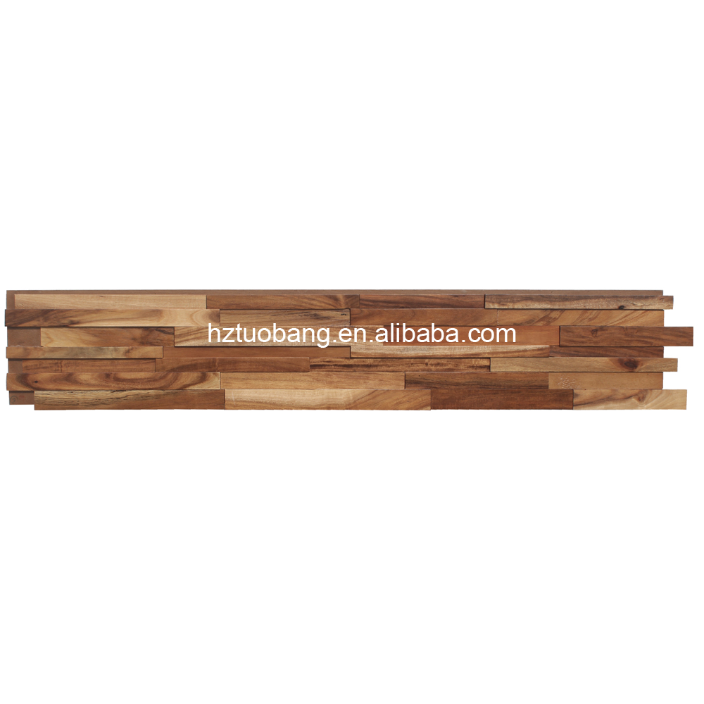 Настенное покрытие из дерева акации antic