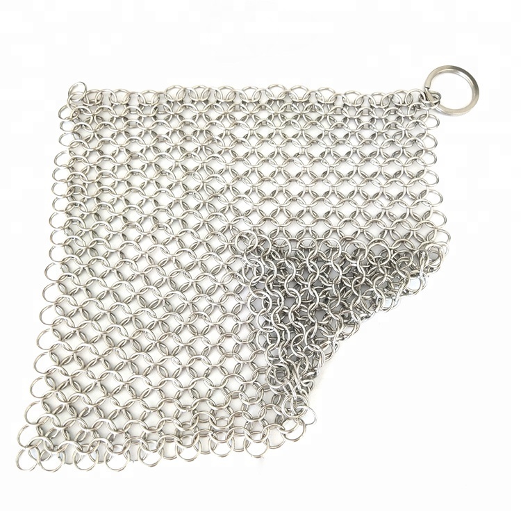 Чугунный очиститель chainmail из нержавеющей стали