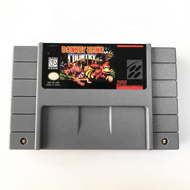 Совершенно новый картридж американской версии Donkey Kong SNES