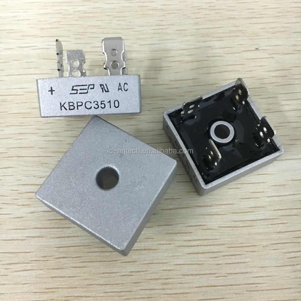 Высококачественная интегральная схема KBPC3510 KBPC3510W, выпрямительный мост 3510, однофазный, 35 А, 1000 в