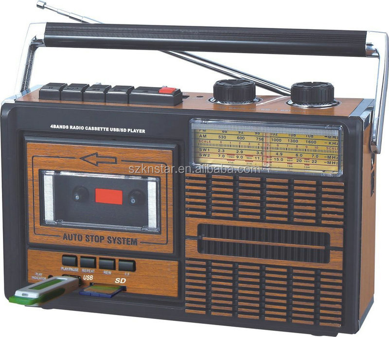 FP-319U Классическая AC DC винтажное Дешевое Кассетный проигрыватель с AM FM ЕО радио