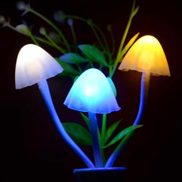 Color changing mini mushroom led light mood lamp night light children