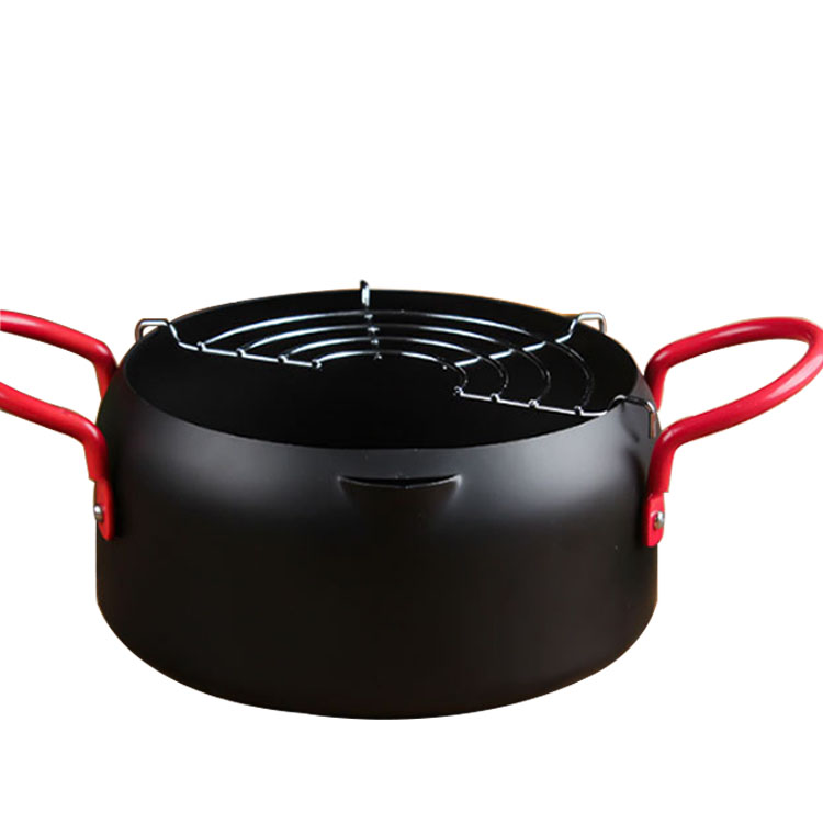 Hot selling deep frying pan for chips iron fryer pot