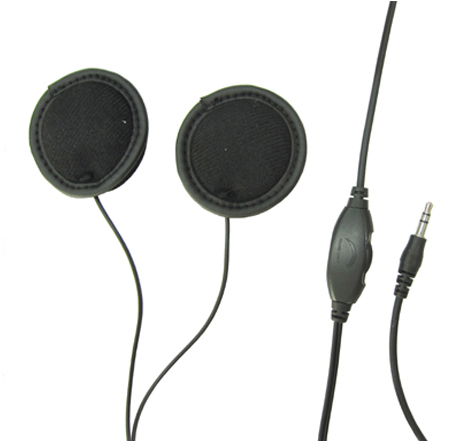 Motorcycle headphone with stereo and noise cancelling microphone