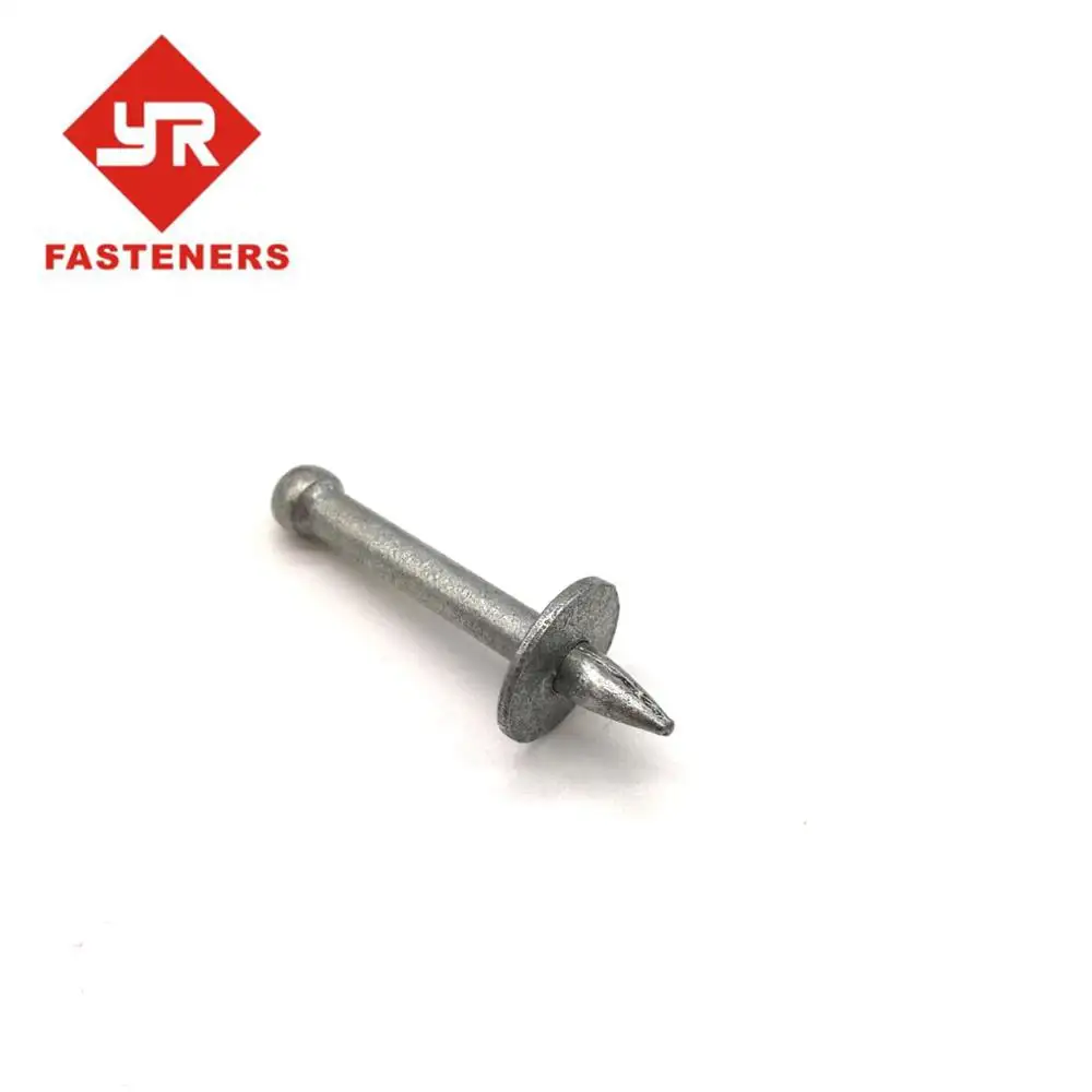 NK concrete shooting nail with 12mm metal washer