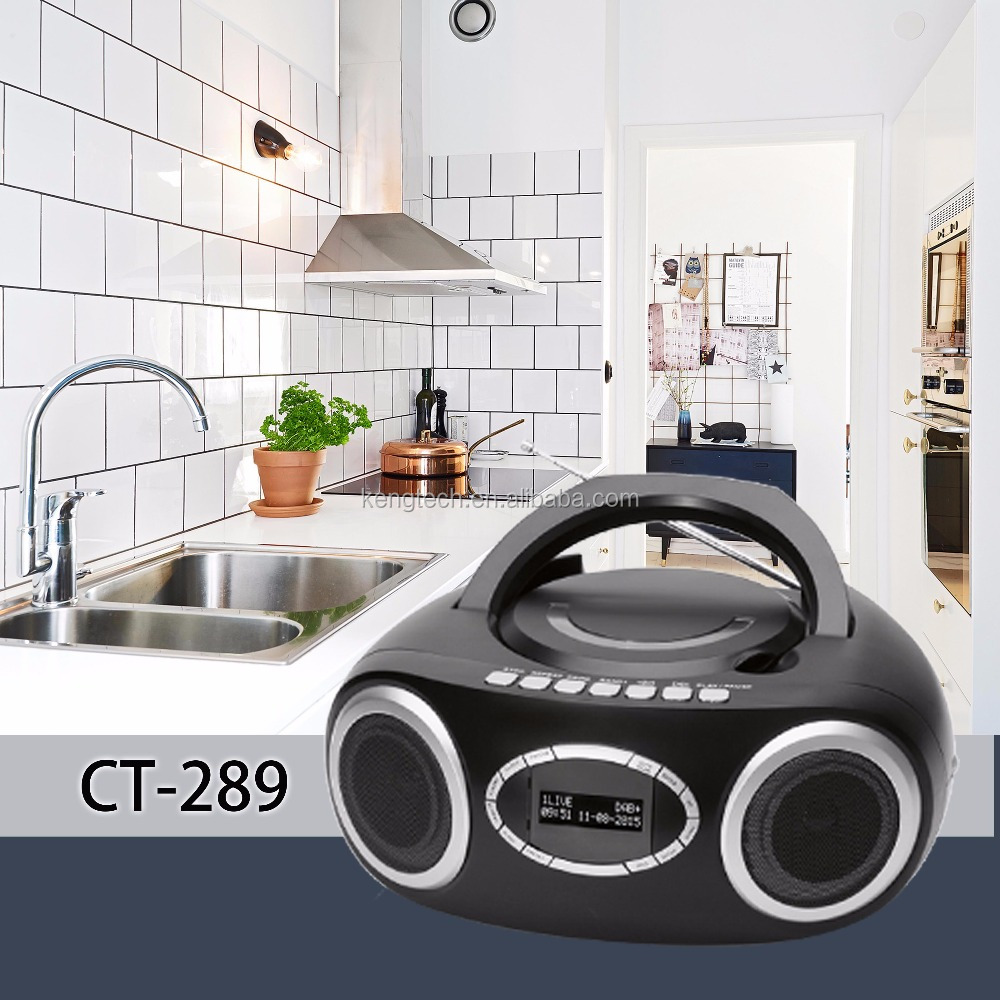 Multi band DAB PLL Radio with CD boom box Player low price CT-289