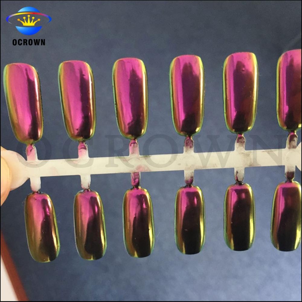 Супер Хамелеон Пигмент nail краска красный/бронза/фиолетовый 88808