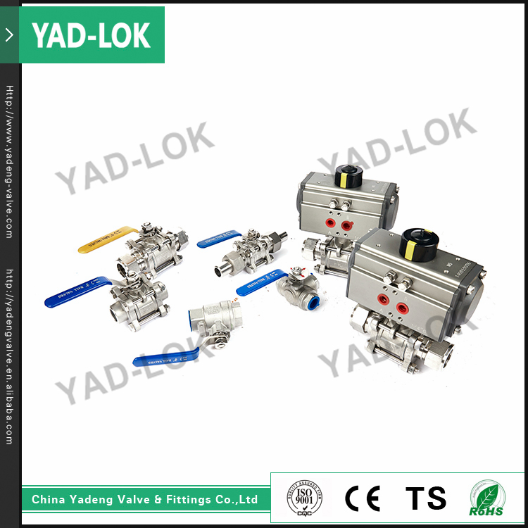 YAD-LOK DN150 Размер двигателя работает 3 шт шаровой клапан цена