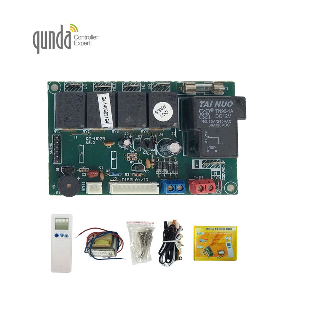 SYSTO QD-U02B + QUNDA универсальная плата управления с высококачественными чипами для системы дистанционного управления кондиционером