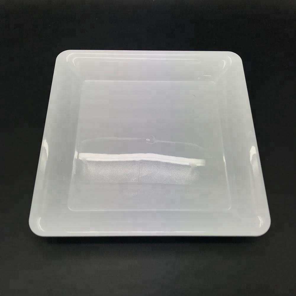 12 "x 12" пластиковый квадратный лоток для общественного питания