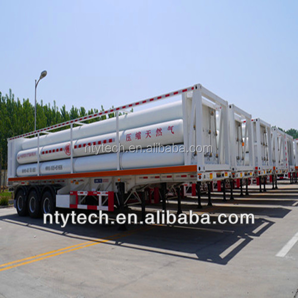 8040Nm3 объем 11-tube скользящий CNG контейнер полуприцеп