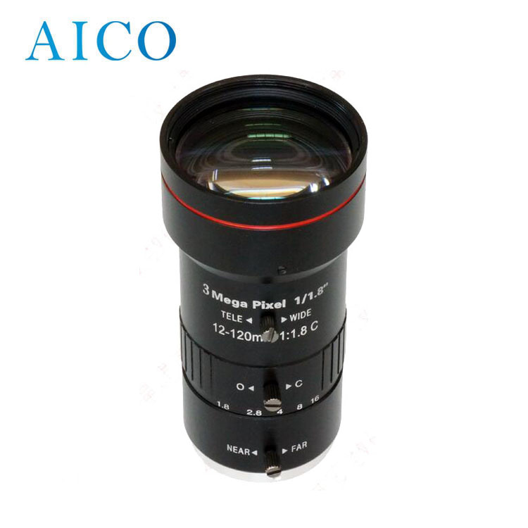 Фокусное расстояние от 12 мм до 120 мм F1.8 3mp ручной Радужный 12-120 мм C-mount 10x zoom варифокальный cctv объектив для формата 1/1.8 дюймов