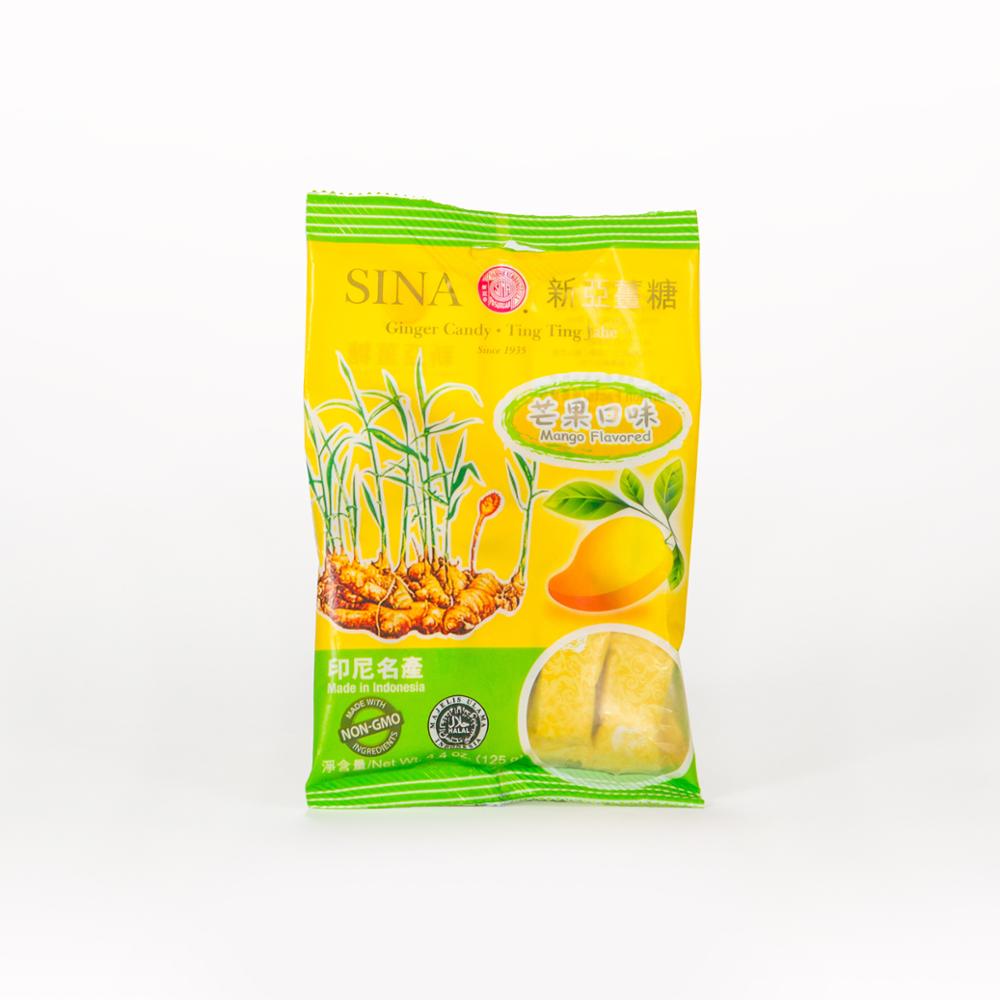 Hot Sale Non GMO SINA Mango Ginger Candy/Ginger Chews Indonesia