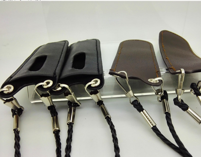 Portable Electronic Cigarette Pouch PU Leather Lanyard Ring Necklace Carrying Bags E Cig Lanyard E Cigarette Leather Case