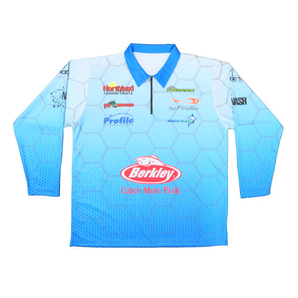 Custom long sleeve fishing shirts wholesale tournament fishing jersey