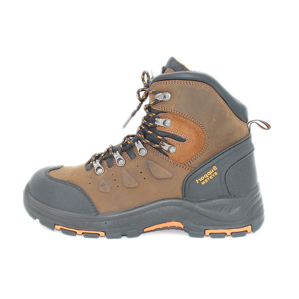 Shock absorber slip on sole sinorient sport men soft sole steel toe safety shoes protection