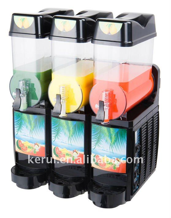 12L тройной резервуар slush machine/машина для замороженных напитков/slushie machine со светодиодной подсветкой