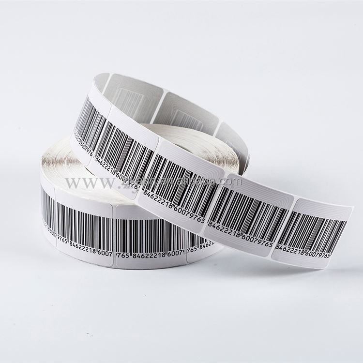 Useful 50*50mm Eas 8.2mhz Rf Soft Label Soft Security Tag EAS Retail Alarm Security System Retail Store Retail Loss Prevention